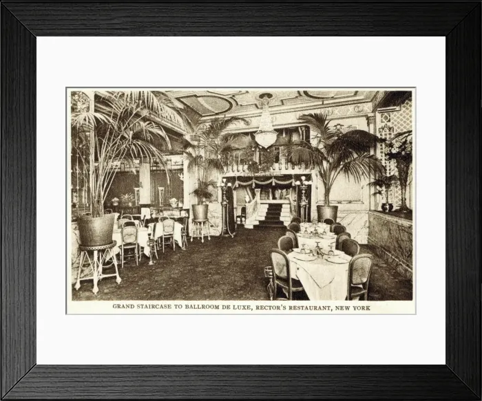 Framed Print : Grand Staircase to Ballroom de Luxe at Rectors Restaurant Framed Print : Grand Staircase to Ballroom de Luxe at Rectors Restaurant