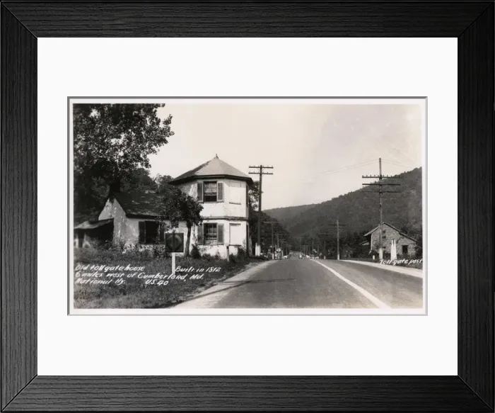 Framed Print : Old tollgate house near Cumberland, Maryland, USA Framed Print : Old tollgate house near Cumberland, Maryland, USA