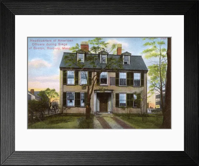 Framed Print : House in Roxbury, Boston, Massachusetts, USA Framed Print : House in Roxbury, Boston, Massachusetts, USA