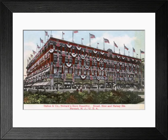 Framed Print : Department store in Newark, New Jersey, USA Framed Print : Department store in Newark, New Jersey, USA