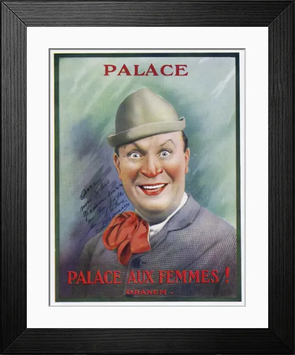 Framed Print : Dranem, one of the stars of Palace Aux Femmes, Palace Theatr Framed Print : Dranem, one of the stars of Palace Aux Femmes, Palace Theatr