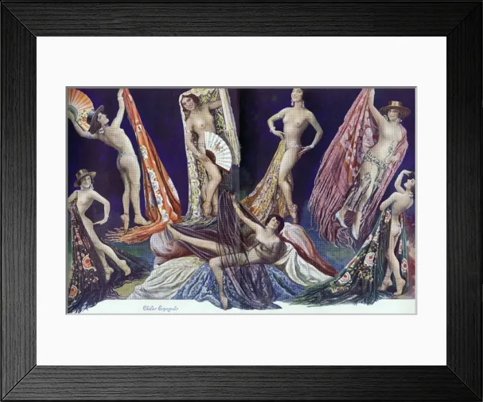 Framed Print : A scene from Palace Aux Femmes, Palace Theatre Framed Print : A scene from Palace Aux Femmes, Palace Theatre