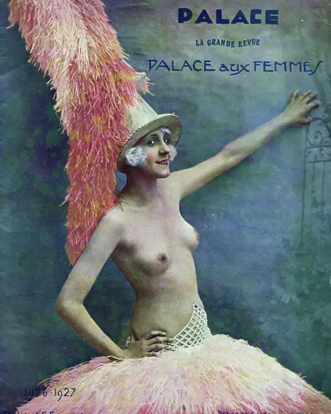 Brochure cover for Palace Aux Femmes, Palace Theatre