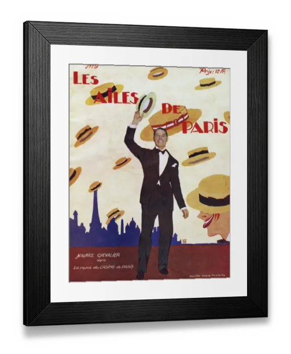 Framed Print : Brochure cover for Les Ailes de Paris, Casino de Paris Framed Print : Brochure cover for Les Ailes de Paris, Casino de Paris