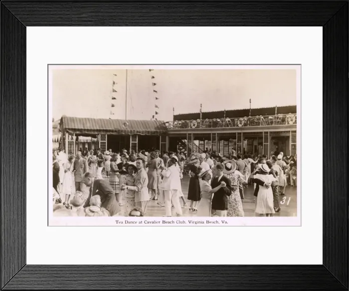 Framed Print : Tea dance at Virginia Beach, Virginia, USA Framed Print : Tea dance at Virginia Beach, Virginia, USA