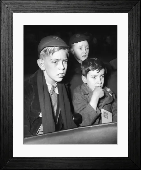 Framed Print : 1950s Cinema - Childrens Saturday Matinee Framed Print : 1950s Cinema - Childrens Saturday Matinee