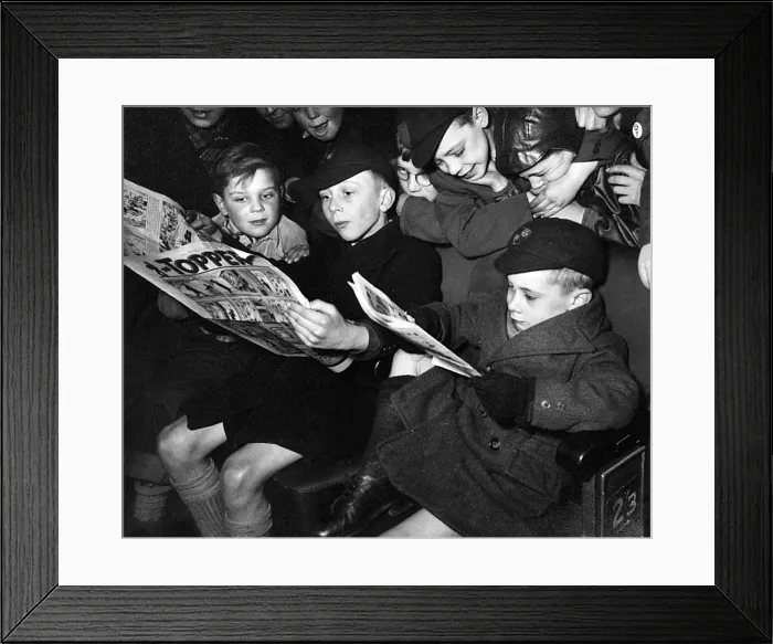 Framed Print : 1950s Cinema - Childrens Saturday Matinee Framed Print : 1950s Cinema - Childrens Saturday Matinee