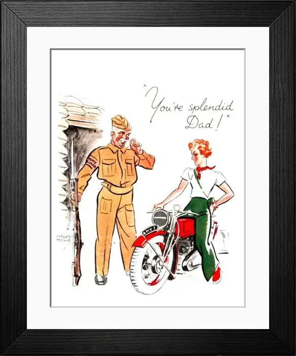 Framed Print : WW2 Christmas card, Home Guard Framed Print : WW2 Christmas card, Home Guard
