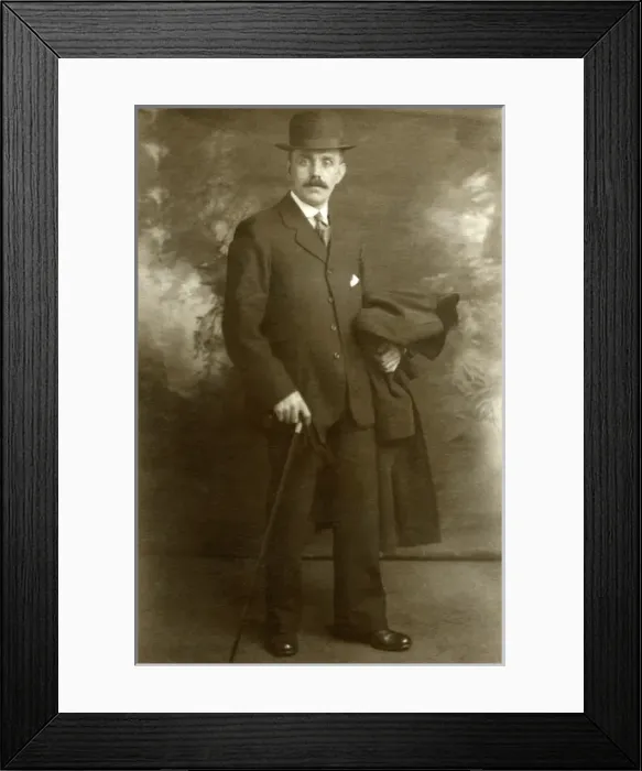 Framed Print : Suited gentleman Framed Print : Suited gentleman