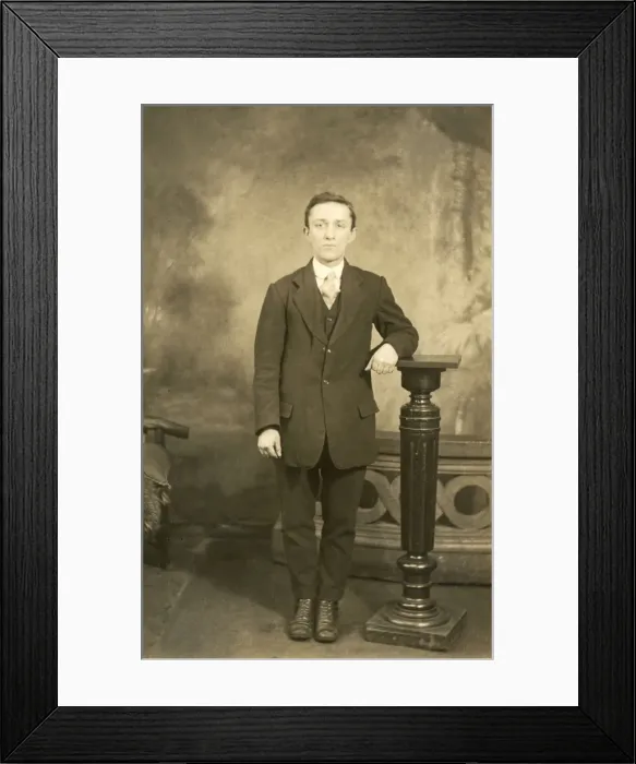 Framed Print : A smartly dressed teenage boy Framed Print : A smartly dressed teenage boy