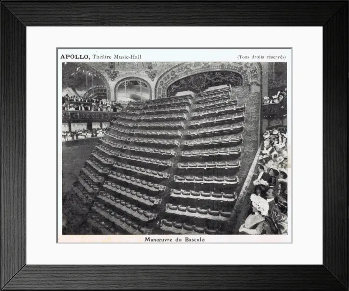Framed Print : A view of the interior of the Apollo Theatre Music Hall, Par Framed Print : A view of the interior of the Apollo Theatre Music Hall, Par