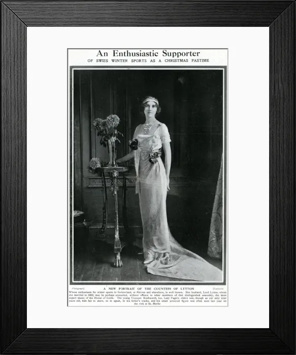 Framed Print : Countess of Lytton Framed Print : Countess of Lytton