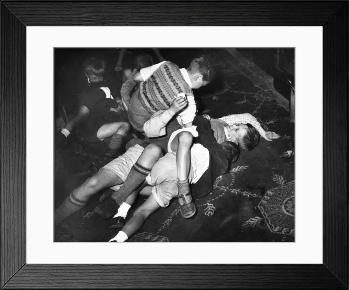 Framed Print : 1950s Cinema - Childrens Saturday Matinee Framed Print : 1950s Cinema - Childrens Saturday Matinee