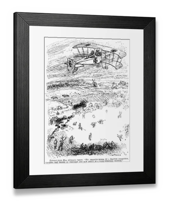 Framed Print : Dropping bombs on cricket match Framed Print : Dropping bombs on cricket match