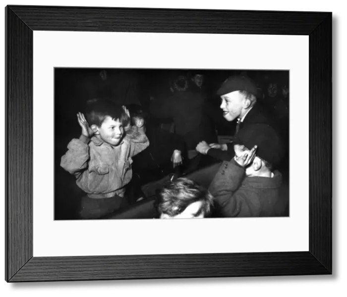 Framed Print : 1950s Cinema - Childrens Saturday Matinee Framed Print : 1950s Cinema - Childrens Saturday Matinee