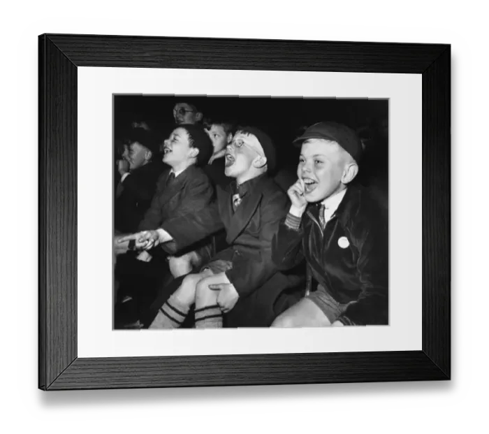 Framed Print : 1950s Cinema - Childrens Saturday Matinee Framed Print : 1950s Cinema - Childrens Saturday Matinee