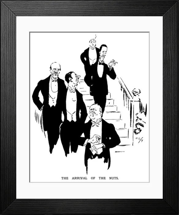 Framed Print : The arrival of the nuts at Murrays Club, 1914 Framed Print : The arrival of the nuts at Murrays Club, 1914