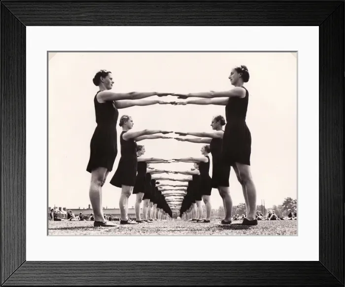 Framed Print : BPTC students rehearse for a gymnastics display Framed Print : BPTC students rehearse for a gymnastics display