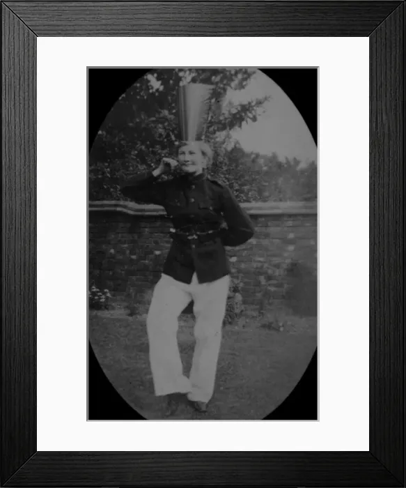 Framed Print : Student dressed for play Framed Print : Student dressed for play