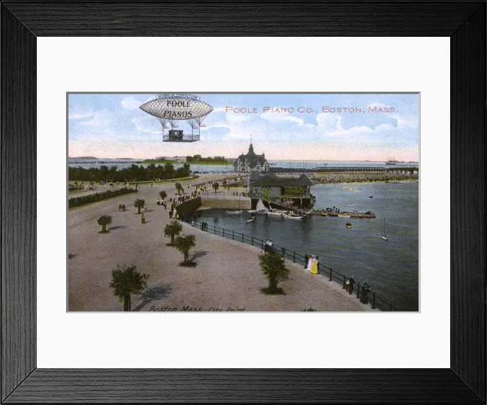 Framed Print : City Point, South Boston, Mass, USA Framed Print : City Point, South Boston, Mass, USA