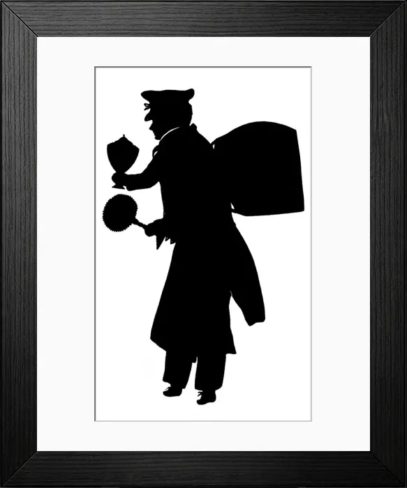 Framed Print : Bath Characters by Edouart - Thomas McDermott Framed Print : Bath Characters by Edouart - Thomas McDermott