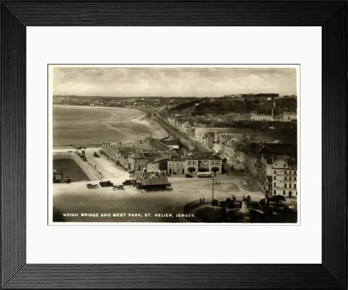 Framed Print : Weigh Bridge & West Park, St Helier, Channel Islands Framed Print : Weigh Bridge & West Park, St Helier, Channel Islands
