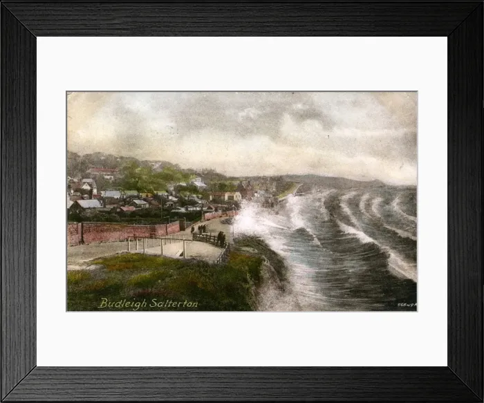 Framed Print : General View, Budleigh Salterton, Devon Framed Print : General View, Budleigh Salterton, Devon