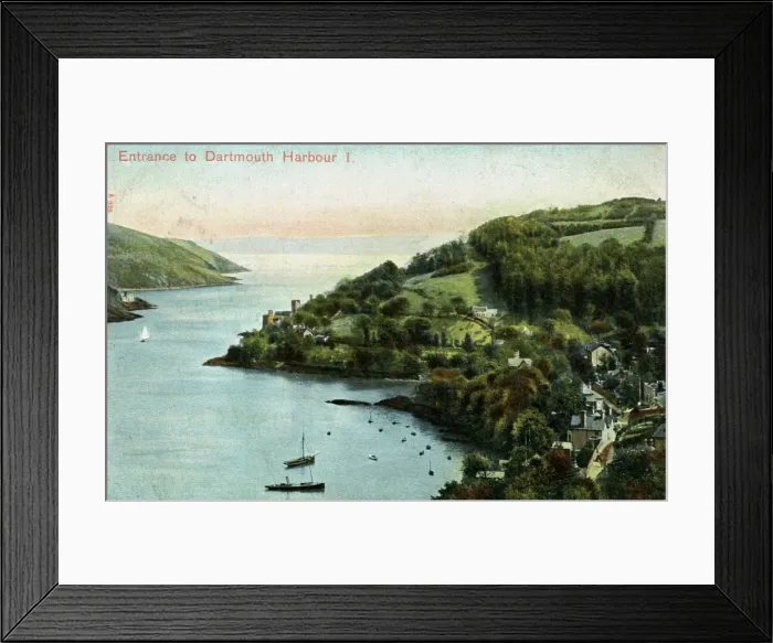 Framed Print : Harbour Entrance, Dartmouth, Devon Framed Print : Harbour Entrance, Dartmouth, Devon