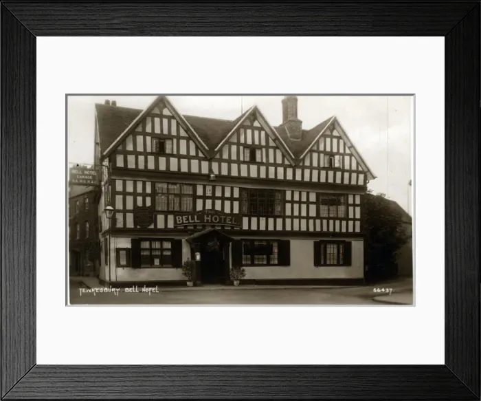 Framed Print : Bell Hotel, Tewkesbury, Gloucestershire Framed Print : Bell Hotel, Tewkesbury, Gloucestershire