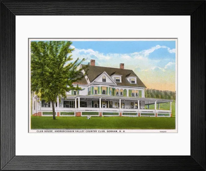 Framed Print : Country club, Gorham, New Hampshire, USA Framed Print : Country club, Gorham, New Hampshire, USA