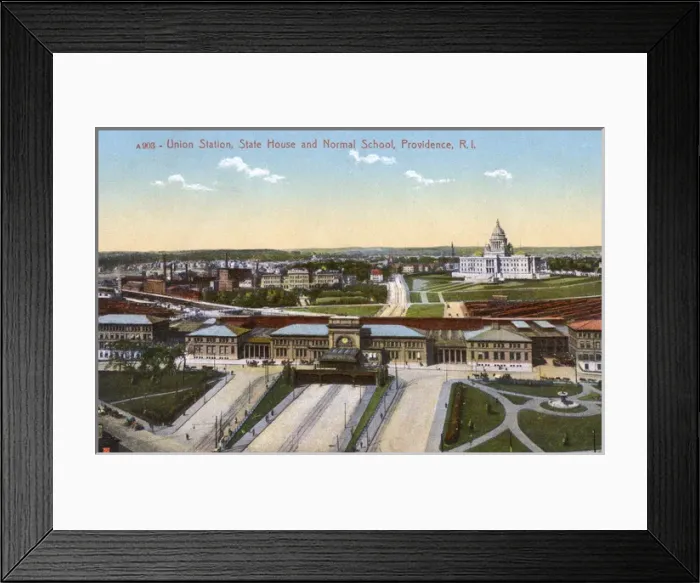 Framed Print : General view, Providence, Rhode Island, USA Framed Print : General view, Providence, Rhode Island, USA