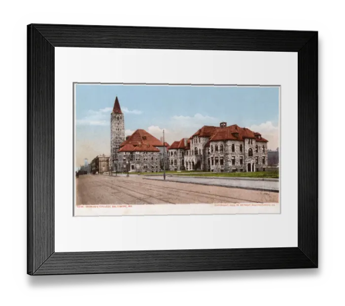 Framed Print : Womens College, Baltimore, Maryland, USA