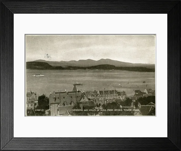 Framed Print : The Town, Oban, Argyllshire Framed Print : The Town, Oban, Argyllshire