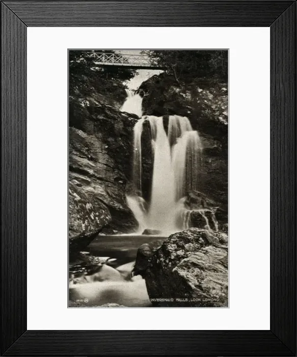 Framed Print : Inversnaid Falls, Loch Lomond, Dunbartonshire Framed Print : Inversnaid Falls, Loch Lomond, Dunbartonshire