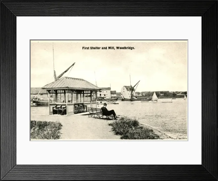 Framed Print : First Shelter & Windmill, Woodbridge, Suffolk Framed Print : First Shelter & Windmill, Woodbridge, Suffolk