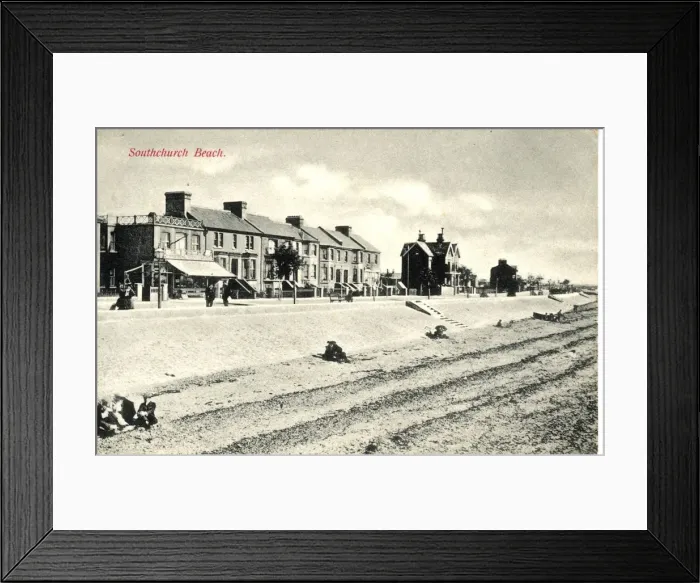 Framed Print : The Beach, Southchurch, Essex Framed Print : The Beach, Southchurch, Essex