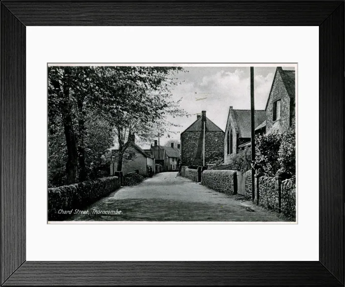 Framed Print : Chard Street, Thorncombe, Somerset Framed Print : Chard Street, Thorncombe, Somerset