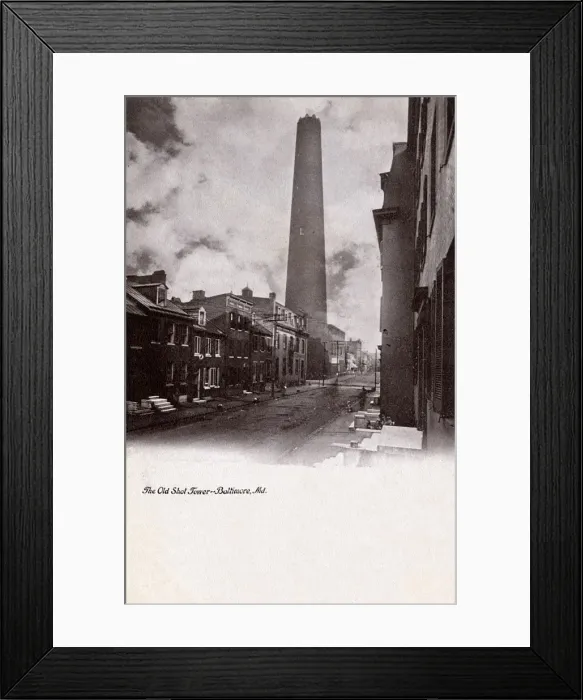 Framed Print : Old Shot Tower, Baltimore, Maryland, USA