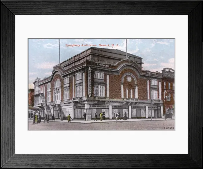 Framed Print : Symphony Auditorium, Newark, New Jersey, USA Framed Print : Symphony Auditorium, Newark, New Jersey, USA