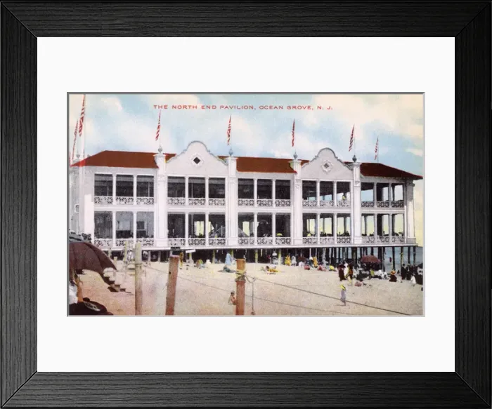Framed Print : North End Pavilion, Ocean Grove, New Jersey, USA Framed Print : North End Pavilion, Ocean Grove, New Jersey, USA