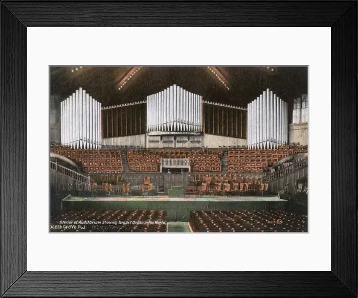 Framed Print : Auditorium interior, Ocean Grove, New Jersey, USA Framed Print : Auditorium interior, Ocean Grove, New Jersey, USA