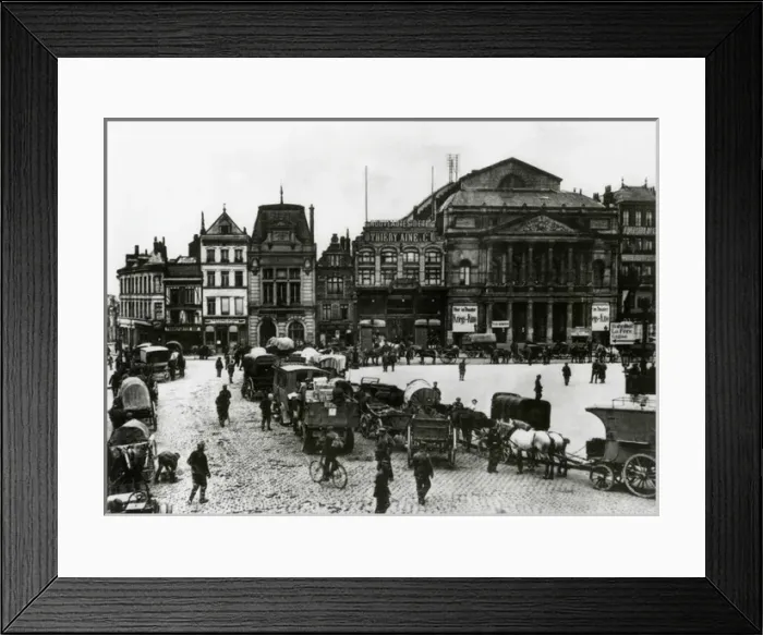 Framed Print : WW1 - St. Quentin, France under German Occupation Framed Print : WW1 - St. Quentin, France under German Occupation