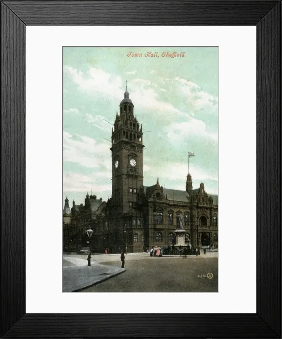 Framed Print : Town Hall, Sheffield, Yorkshire Framed Print : Town Hall, Sheffield, Yorkshire