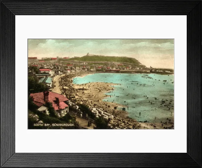 Framed Print : South Bay, Scarborough, Yorkshire Framed Print : South Bay, Scarborough, Yorkshire