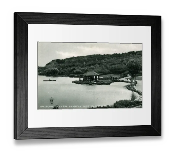 Framed Print : Boathouse & Lake, Peasholm Park, Scarborough, Yorkshire Framed Print : Boathouse & Lake, Peasholm Park, Scarborough, Yorkshire
