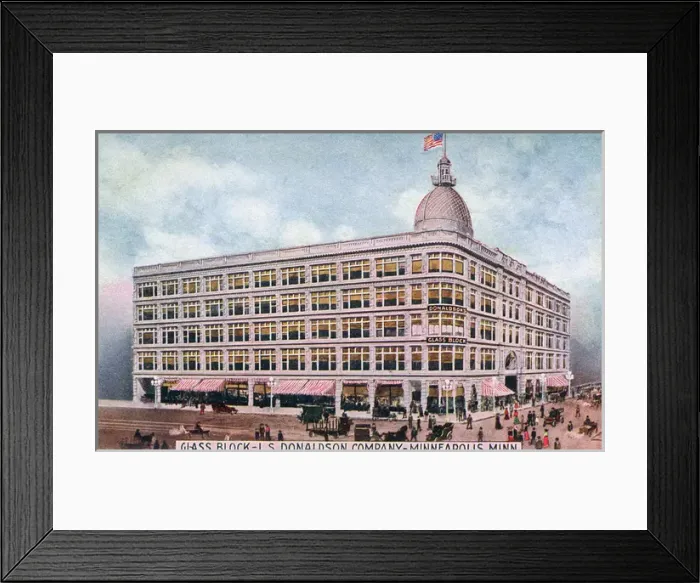 Framed Print : Donaldsons Glass Block, Minneapolis, Minnesota, USA Framed Print : Donaldsons Glass Block, Minneapolis, Minnesota, USA
