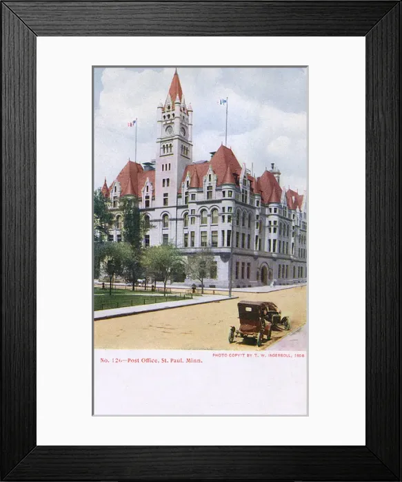Framed Print : Post Office building, St Paul, Minnesota, USA Framed Print : Post Office building, St Paul, Minnesota, USA