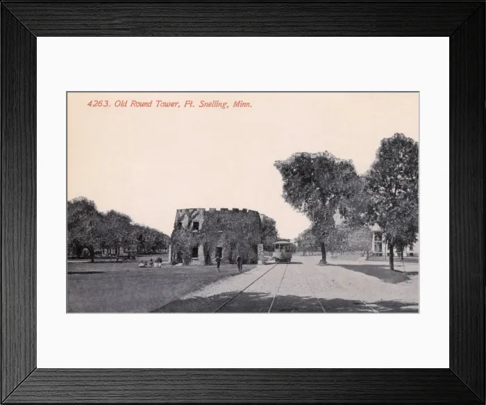Framed Print : Old Round Tower, Fort Snelling, near St Paul, Minnesota, USA Framed Print : Old Round Tower, Fort Snelling, near St Paul, Minnesota, USA