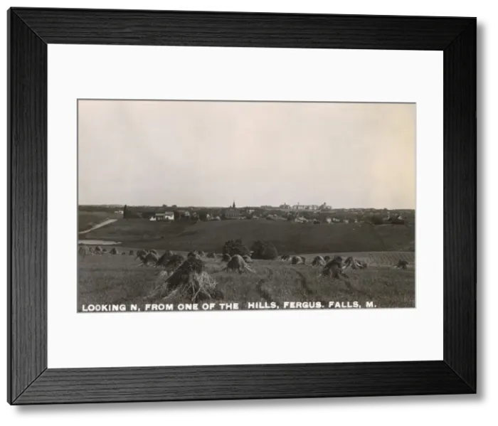 Framed Print : General view of Fergus Falls, Minnesota, USA Framed Print : General view of Fergus Falls, Minnesota, USA