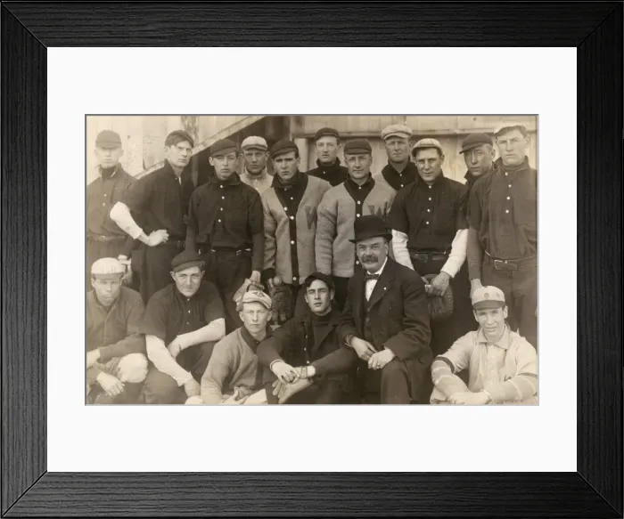 Framed Print : Group photo of a baseball team, Wisconsin, USA Framed Print : Group photo of a baseball team, Wisconsin, USA